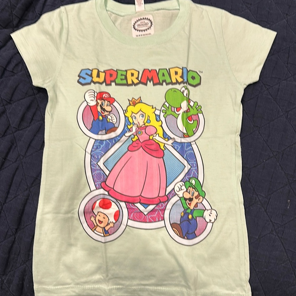 NWOT girls medium Super Mario shirt